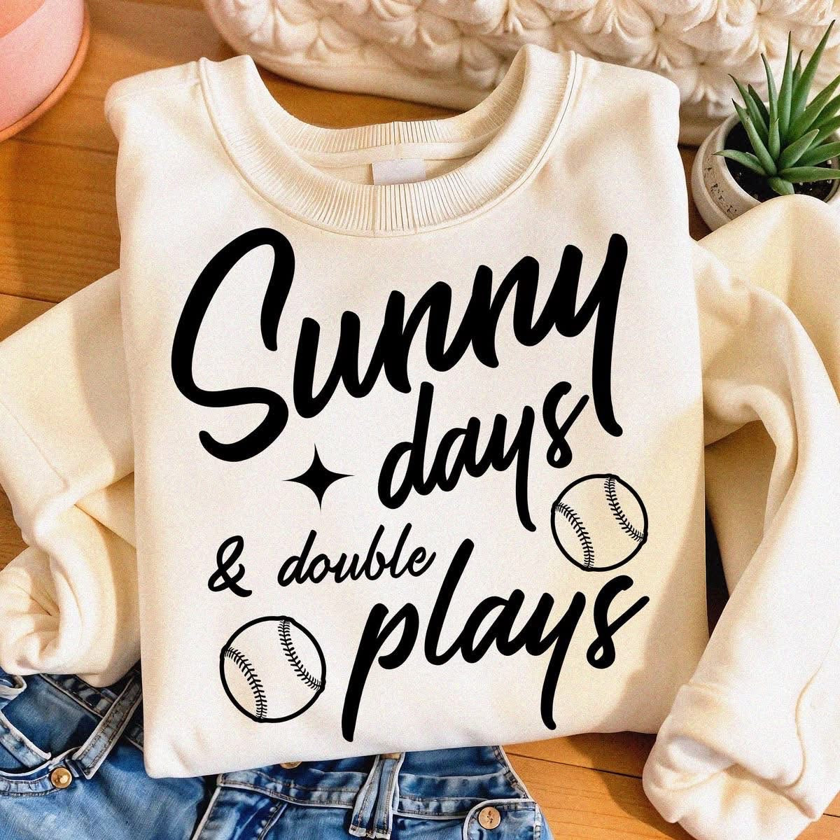 Sunny days & Double Plays Tee