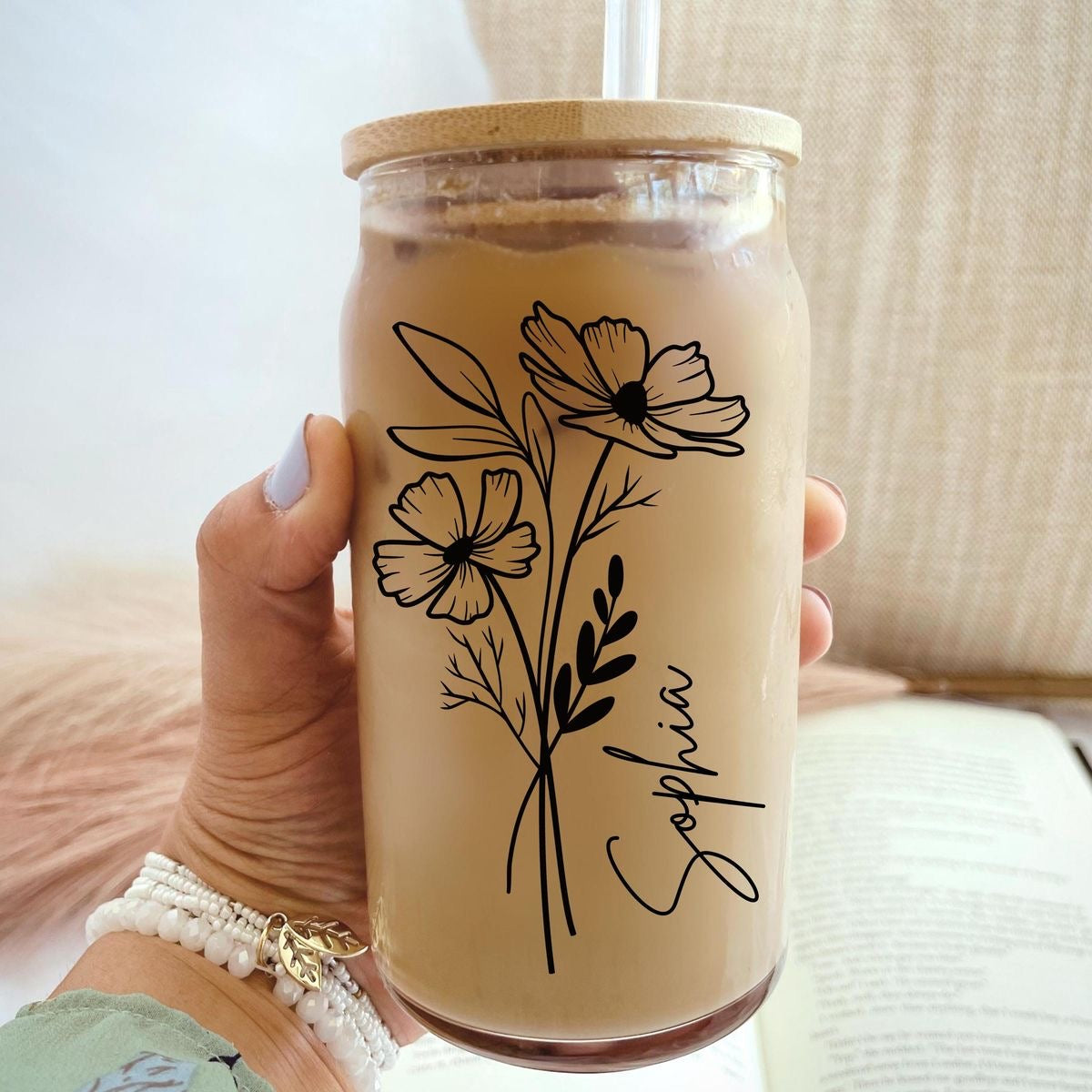 Personalized Flower Cup